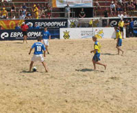 Пляжный футбол. Триумф киевлян
