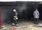 Сегодня утром произошел пожар в гаражном кооперативе «Жигули-5» на улице Продольной