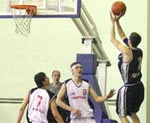В мужском баскетбольном первенстве команд высшей лиги состоялся двенадцатый тур