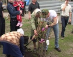 Большая уборка. В Харькове - общегородской субботник. За грабли взялись Кернес и сыновья