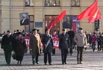 Советские флаги и песни, портреты Ленина и Маркса. Харьков отмечает Первомай