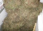 В Сахновщинском районе сгорело 8 тонн сена