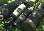 Пять артиллерийских снарядов обнаружено в Великом Бурлуке