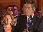 Ющенко на площади Тбилиси: «Наше сердце принадлежит вам»