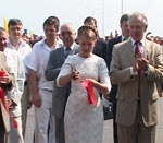 Юлия Тимошенко прилетела открывать трассу
