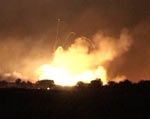 Пожар в административной зоне военной базы и на территории военного городка около Лозовой потушен на 90%