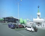 Реконструкция Харьковского аэропорта - трехэтажная новостройка и старый корпус для VIP-клиентов