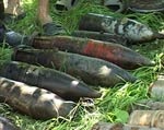 Житель Купянска нашел в огороде 23 минометных снаряда