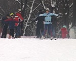 Новый год на лыжах. Спортсмены и любители собрались на Харьковской Швейцарии