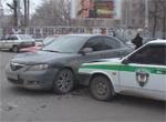 В центре Харькова инкассаторская машина попала в аварию