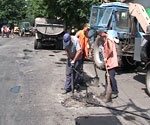 В городе из-за ремонта дорог огромные «пробки»