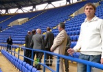 Харьковский стадион посетила делегация УЕФА