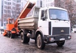 На зиму Харьков заготовил 34 тысячи кубометров песчано-соляной смеси