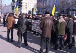 Харьковские чернобыльцы вышли на пикет