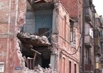 В центре Харькова рухнула стена в жилом доме