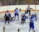 В 12 туре российской хоккейной высшей лиги киевский «Сокол» одержал волевую победу над «Кристаллом»