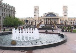 На Привокзальной площади открылся фонтан