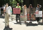 Защитники животных сегодня на пикете требовали суда над городскими властями