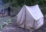 Защитники леса опять на баррикадах - в Лесопарке разбит палаточный городок