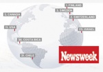 Украина на 49 месте в Топ-100 лучших стран мира по версии Newsweek