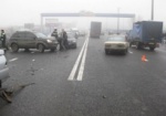 В Харькове грузовик протаранил несколько машин