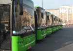 В Харьков приехали еще четыре автобуса ЛАЗ