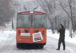 На улице Роганской из-за ДТП не ходят троллейбусы