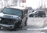 На улице Шевченко столкнулись Hummer и Mazda