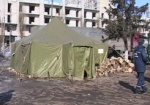 Палатки для обогрева в Харькове будут работать, пока не потеплеет