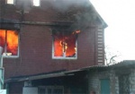 В Большой Рогани выгорел двухэтажный дом
