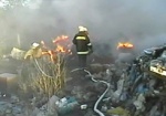 Пожар на несколько суток. На мусорном полигоне в Дергачах продолжают работать спасатели