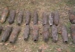 Под Чугуевом нашли больше десятка минометных мин