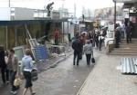 Рынок возле перекрестка проспектов Героев Сталинграда и Гагарина демонтируют