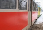 Возле метро «Киевская» застряли трамваи