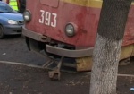 На Матюшенко трамвай сошел с рельсов, пострадала женщина