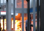 Накануне на рынке «Барабашово» разгорелся пожар