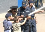 Харьковских дошколят учили правилам пожарной безопасности