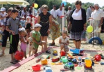 В Богодухове открыли две новые площадки для детей