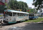 На Клочковской Renault врезался в трамвай