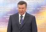 Янукович обиделся на вопрос, почему он говорит по-русски