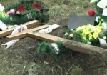 Под Чугуевом два школьника разгромили кладбище