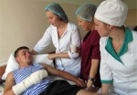 В харьковском военном госпитале дежурят студенты-волонтеры