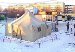 На Харьковщине открылись пункты обогрева. Замерзшим предлагают горячий чай и медпомощь