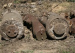 У трассы «Харьков-Змиев» нашли сотню снарядов времен Второй мировой
