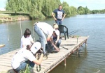 Харьковские журналисты соревновались в ловле рыбы с чиновниками