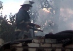 В Харькове едва не сгорел частный дом