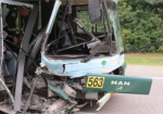 В Харькове автомобиль протаранил автобус с пассажирами