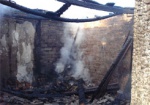 Из-за неосторожности хозяев полностью выгорел деревянный дом
