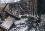 В Изюмском районе вместе с домом сгорел его хозяин