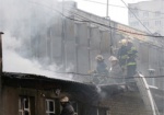 Пожар на Салтовке: горели кафе и мебельный магазин